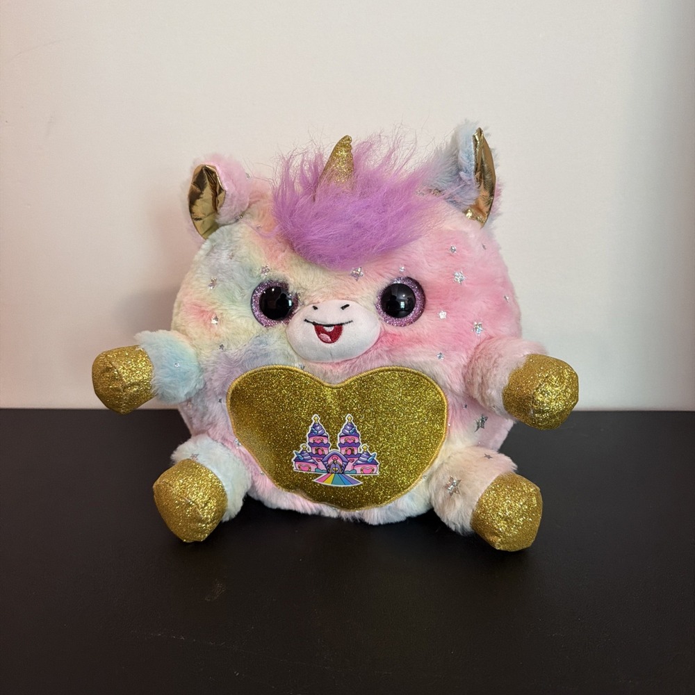 Rainbocorns Zuru Sequin Surprise Unicorn Plush 11" Heart Design